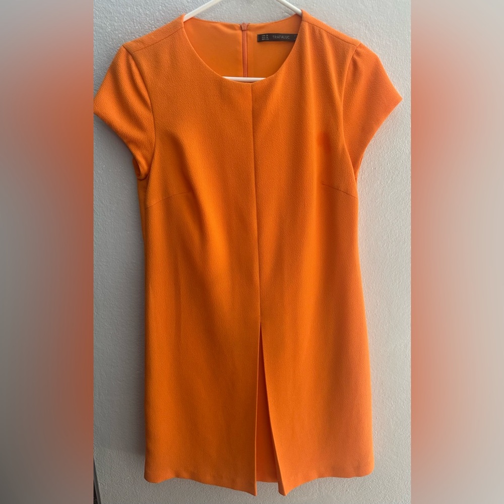 Zara Trafaluc Bright Orange Top
